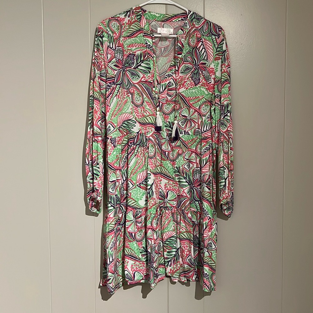 NWOT Stella Parker Long Sleeve Swing Dress